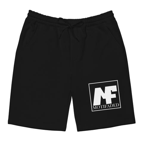 Black fleece shorts