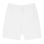 White fleece shorts